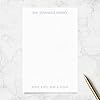 Personalized Notepad Stationery with Family and Individual Names, Family Note Pad 50 or 100 Sheets Lined or Unlined in Choice of Colors, Tear Off Note Pad Memo Pad to Do List Stationary #3