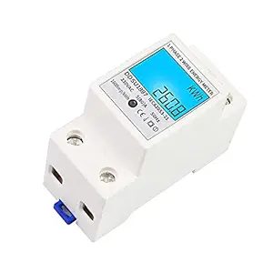 NEE Digital Electric Energy Meter Single Phase DIN Rail Electricity Meter One Phase Two Wire Multifunction Electrical Meter