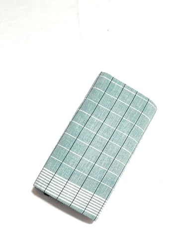 Image of 100% Pure Cotton Checked Fancy 2mts lungi,