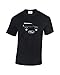Produktbild Rinsed Herren T-Shirt Gr. X-Large, Schwarz - Schwarz/Blau