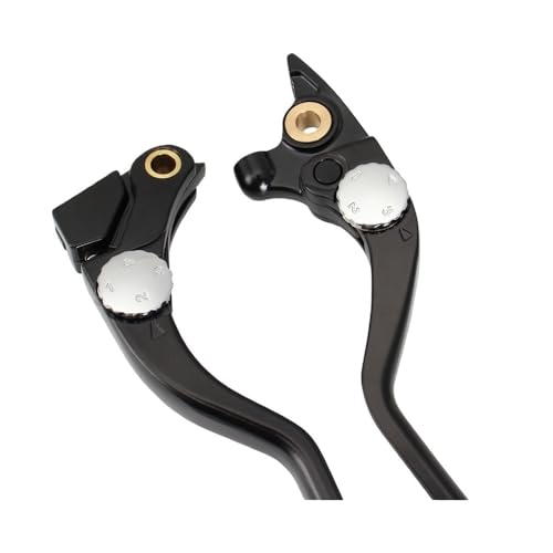 Levier d'embrayage et frein moto noir à commande manuelle précise - 6