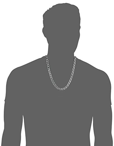 Lavari Jewelers The Braces - Stainless Steel Chain Mariner Necklace for Men - 24 Inches