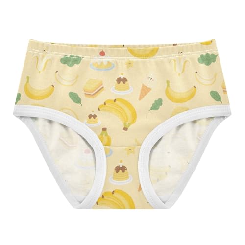 Girls' Underwear Banana Toddle Brief Panties 2-8 Years 20300702
