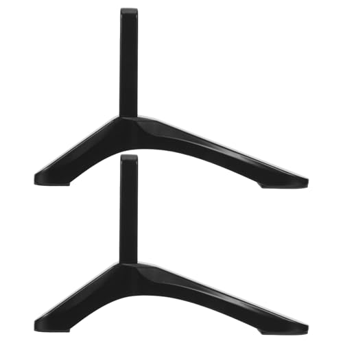 Meuble TV discret avec pieds en aluminium noir - Mini bureau - Parfait pour la chambre à coucher, le bureau et les espaces de divertissement - Décoration...