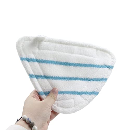 Ersatztücher Dampfreiniger Bodentücher Dampfbesen Pad - 3 Stück Dampfbesen Ersatzpads mit Dreieckigem Ersatztücher Dampfbesen Mop Pads Ersatztücher langlebig für Dampfreiniger Zubehör
