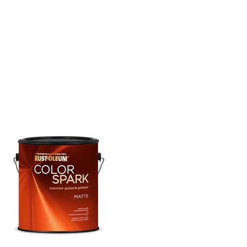 Image of Rust-Oleum Color Spark Interior Paint and Primer in One, Matte, Chi-Town Skyline, 1 Gallon