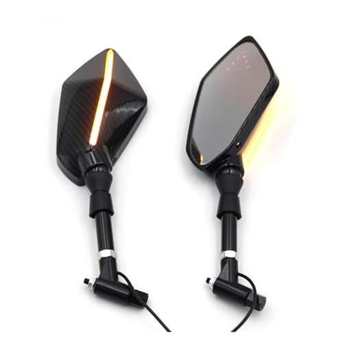Espejos retrovisores moto universales para rutas urbanas fz6 y f800r