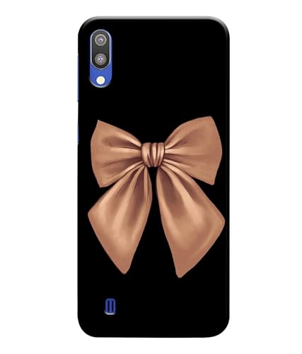 Image of Girly Pink Bow Printed Hard Back Case Cover Compatible for Samsung Galaxy M10 (Multicolor) - D1660