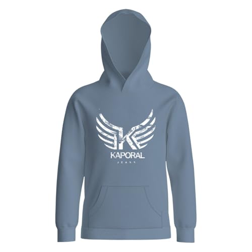 Kaporal, Sweat Non Zippé, pour Garcon, 60% Coton - 40% Polyester, Coupe Regular, Col Capuche,...