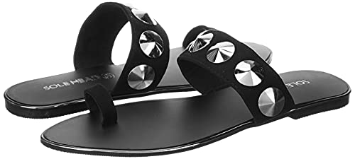 Image of Sole Head Women's 232 Black Ankle-Strap Fashion Sandals-4 Uk (37 Eu) (232Black37)