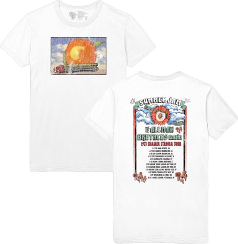 Unisex-Adult Allman Brothers Official Merch Eat a Peach Tee