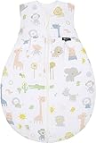 Sommer- Schlafsack Molton, Zootiere bunt von Alvi, 130