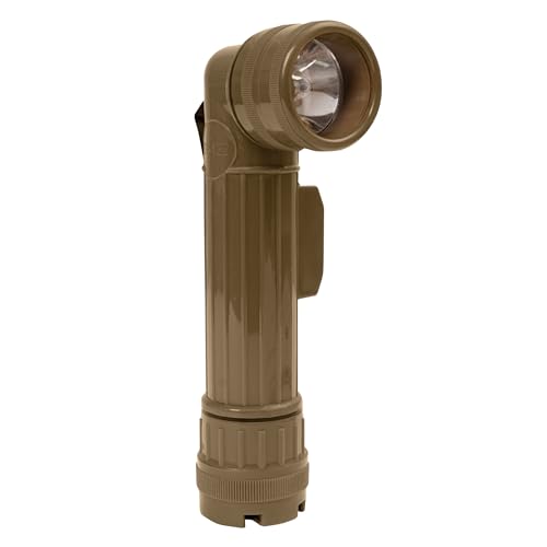 Lampe tactique D-Anglehead Coyote avec cellule étanche et faisceau coudé