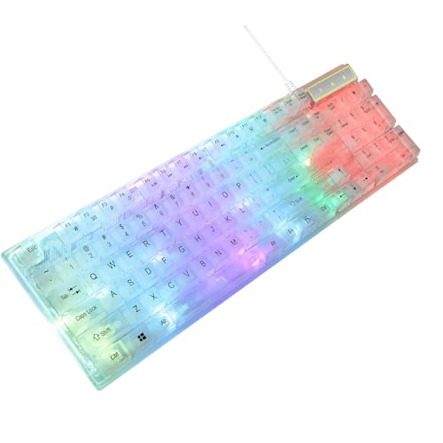 Clavier de jeu transparent pour illuminer votre bureau le soir
