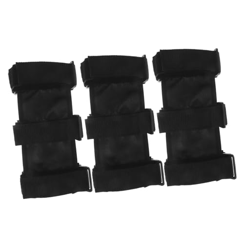 FELTECHELECTR 3個車用消火器固定ストラップ 調節可能ブラケット 強力タッチファスナー採用 乗用車 商用車対応 トランクやアウトドアでの確実固定