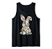 Funny Bunny Crochet Patchwork Camo Rabbit Happy Easter Day Tank Top