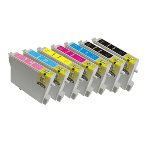 Cartouche d'encre T0481 à T0486 haute fidélité couleur pour Stylus R300 RX600