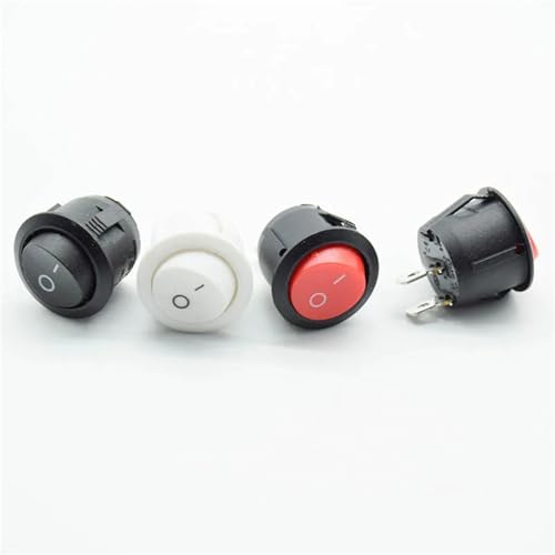 Interruptores redondos de 22mm tipo rockeros pequeños mini 2