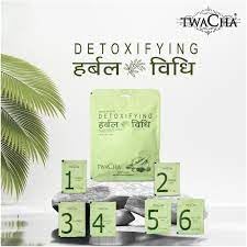 TWACHA DETOXIFYING HERBAL VIDHI FACIAL KIT | Herbal Facial Kit | Single Use(6 x 8.83 g)Suitable for all skint types | facial for sensitive skin | 1