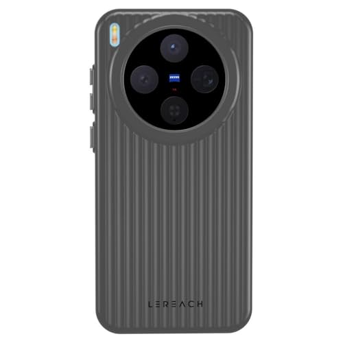 Image of TOC Series Flowing Grid Pattern PC Back Case for Vivo X300, Lightweight Shockproof Protective Cover with Premium Matte Coating, Anti-Fingerprints, Strong Edges & Sleek Modern Look - Black
