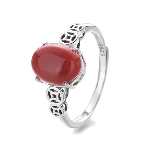 Alliance Mariage Femme Argent 925 Ajustable avec Agate