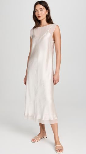 Image of Vince Women's Chiffon Layered Slip Dress