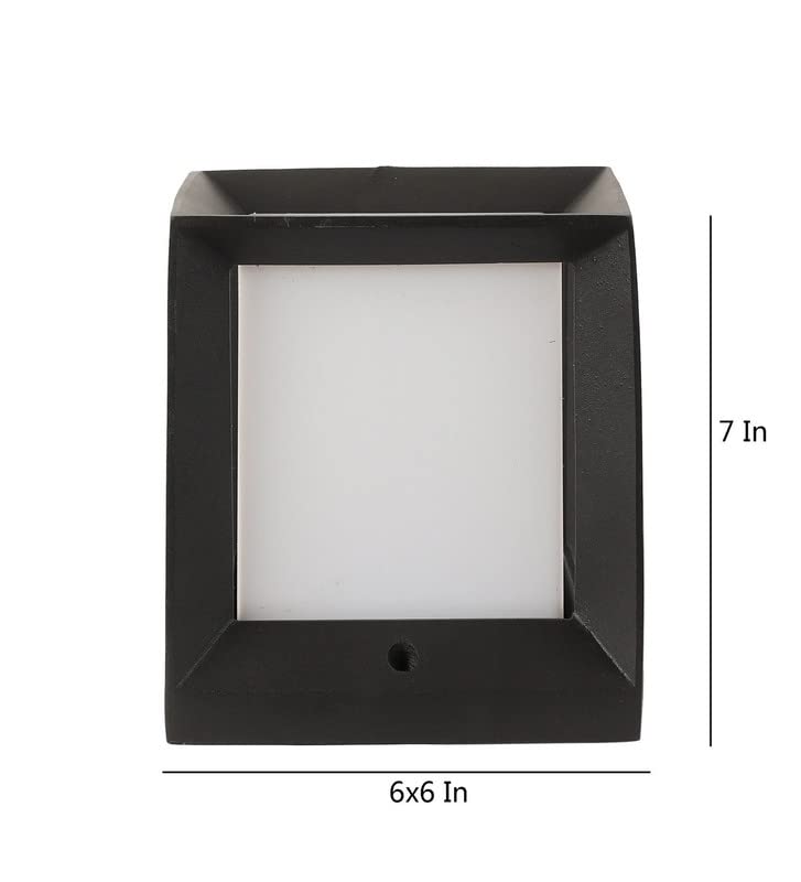 Image of ELIANTE Grey Metal Gate Light - 2408-MED | 3 Years Warranty | Free - LED LAMP