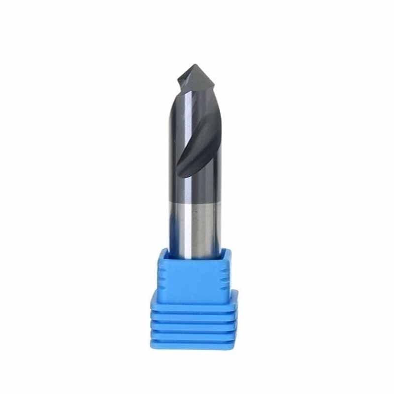 Herramienta de acero de tungsteno de aleación de cortador de fresado por aluminio CNC Maching 1 cuchilla Simitaciones Cutster de fresado chafliado superior(14.0mm)
