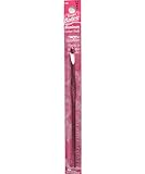 Susan Bates 5-1/2-Inch Silvalume Aluminum Crochet Hook, 5.5mm, Red