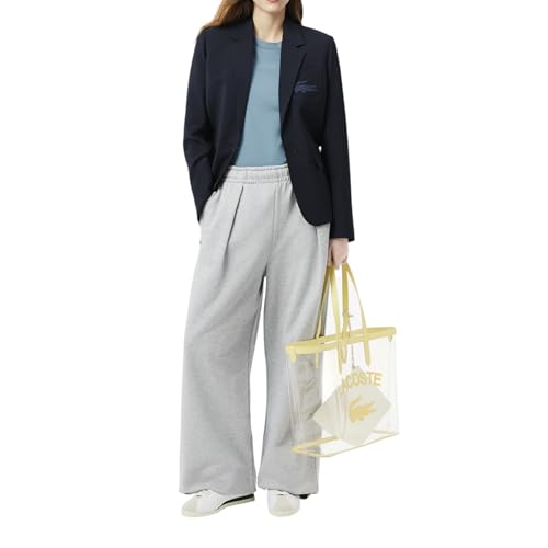 Lacoste Women's Crew Neck Short Sleeve Regular Fit Branding T-Shirt4