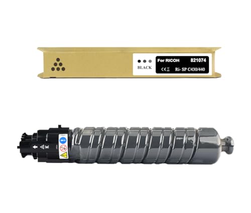 Toner Ricoh 821074 compatible noir Okra pour imprimante laser Aficio SP C430DN C440DN