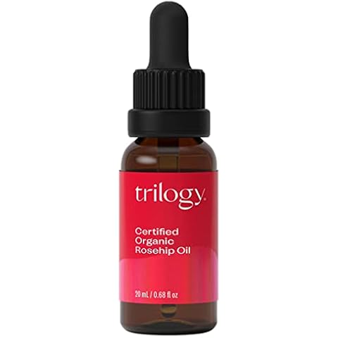 Trilogy Certified Organic Rosehip Oil - 20 ml - Natural Anti-Ageing Organic Facial Oil Made from Cold-Pressed Rose Hip Oil for Facial Care & Reduction of Stretch Marks and Wrinkles Cover