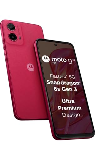 Image of Motorola G45 5G (Viva Magenta, 4GB RAM, 128GB Storage)