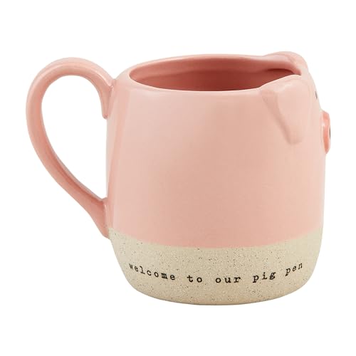 Taza de cerámica con diseño de cerdito 12 oz miniatura 1