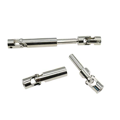 SUOFEILAIMU-PHONE CASE Metal Coupler 1pc Universal Transmission Telescopic Drive Shaft Joint Coupling Coupler for Motor Connector Rear (Inner Diameter : 75 105mm(Bore 4 4mm))