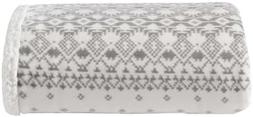 Eddie Bauer - Throw Blanket, Brushed Fleece & Plush Sherpa Beddin...