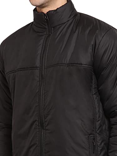 Image of Style Quotient Men Black Lightweight Padded Jacket