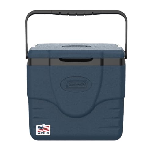 Coleman Chiller 9qt Portable Cooler with Ice Retention and 2-Way Heavy Duty Handles Leak Resistant Great for Camping Concerts Sports and More Sapphire