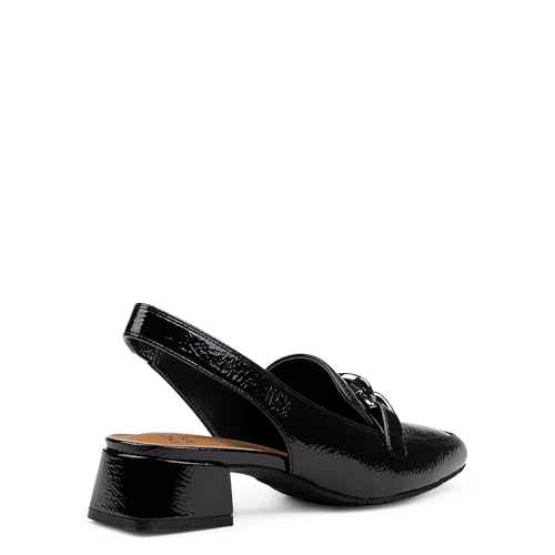 Image of Donald Pliner Women's Tegan Slingback Loafer Pump Heel - 1.5 inch Low Flared Heel Shoes for Comfort, Slip On Women's Heels