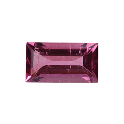 Tourmaline rose naturelle 1,3 CT taille baguette de qualité supérieure pour bijoux
