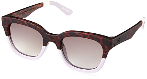 TOMS Women's Savanna Cat Eye Sunglasses, Matte Blonde TORT Light Orchid Fade, 52-22-148