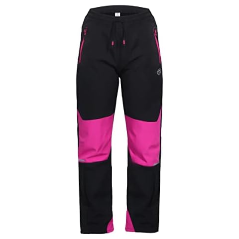 ZARMEXX Kinder Softshell Thermohose Jungen Mädchen Outdoor Trekking Herbst Winter Schneehose Ski Wanderhose Cover