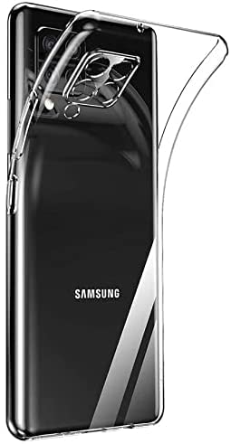 Captor Cover Trasparente per Samsung Galaxy A22 4G / M22, Custodia TPU in Silicone Flessibile Morbida e Sottile, Alta Qualità con Bordo Rialzato per Schermo e Protezione Fotocamera