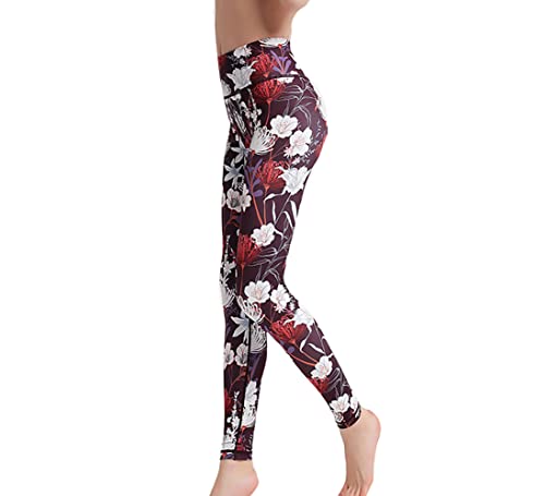 APig Pantalones De Yoga para Mujer Pantalones Impreso Leggings Deportes Cover