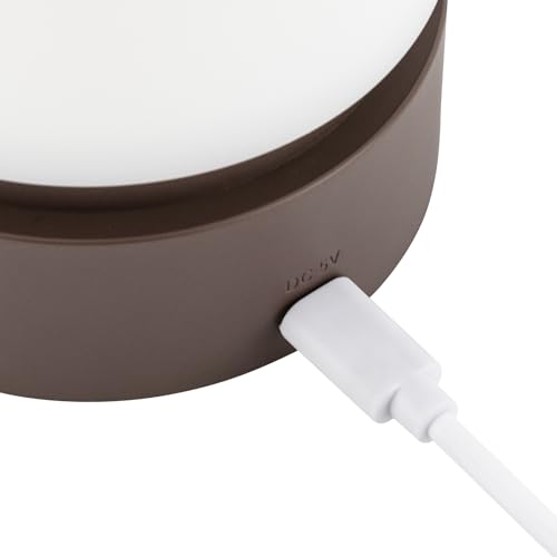 Lámpara de Mesa de Noche Cilíndrica con LED y Control Touch miniatura 4