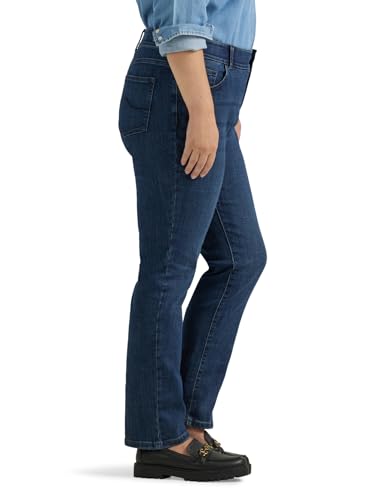 Lee womens Plus Size Ultra Lux Comfort With Flex Motion Straight Leg Jean2
