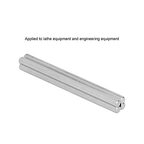 10Pcs Stainless Steel Hex Rod,Diameter 5mm Length Hex Solid Rod,Hex Solid Rod,for Lathe Equipment and Engineering Equipment(4102-0005-0090)