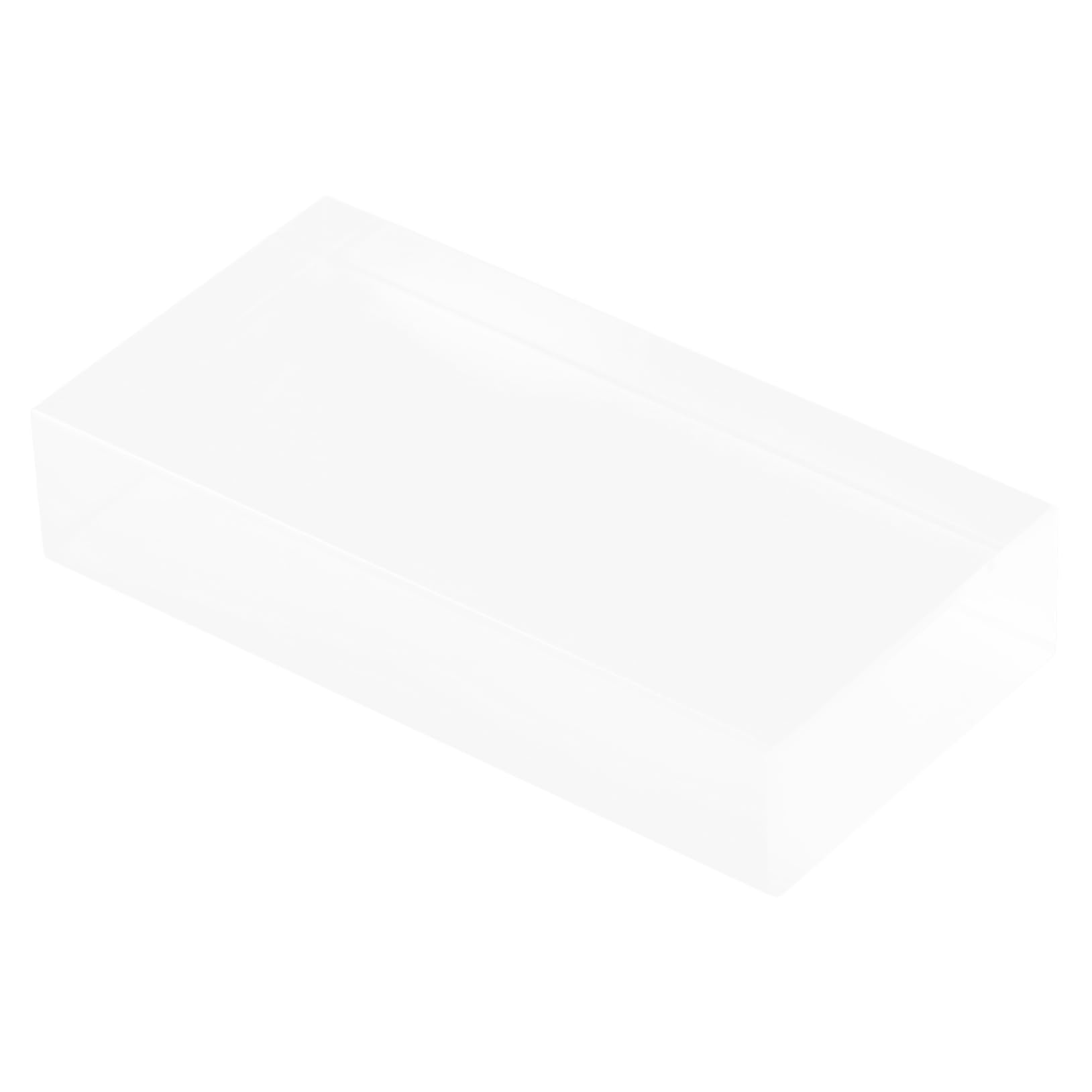 OSOLADY Frosted Glass Tiles Fiberglass Glass Block for Science Classroom Optics Kits