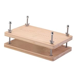 Gyjzzw SS66 Buchpresse Holz 11,85x7,5