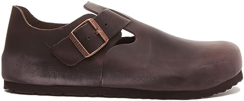 Image of Birkenstock Mens London Habana Waxy Leather Sandals 40 W EU R 166531